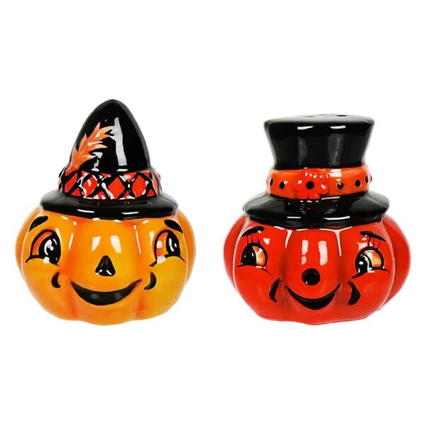 Jack O Lantern Salt and Pepper Shakers