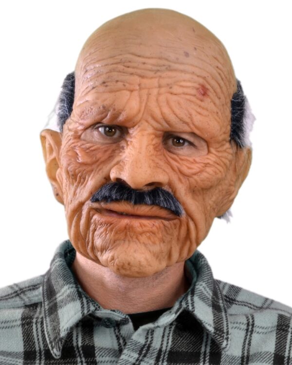 Bad Geezer Old Man Adult Latex Mask