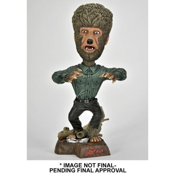 Universal Monsters Wolfman Head Knocker Bobblehead