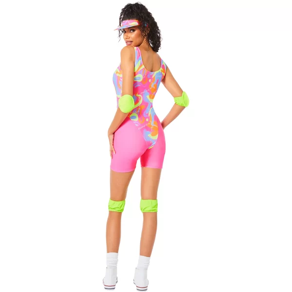 Barbie The Movie Adult Roller Blade Skating Barbie Costume - Image 2