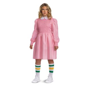 Stranger Things Eleven Pink Dress Classic Kids Costume
