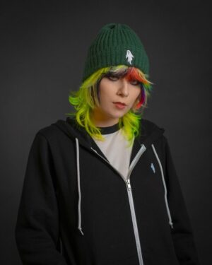 Ghostie Embroidered & Reversible Knit Beanie – Myers Teal