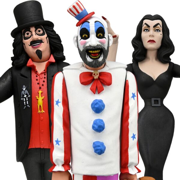 Toony Terrors Series 8  Action Figures - Captain Spaulding - Vampira - Svengoolie