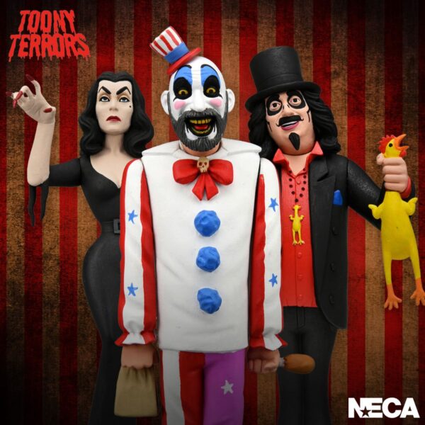 Toony Terrors Series 8  Action Figures - Captain Spaulding - Vampira - Svengoolie - Image 3