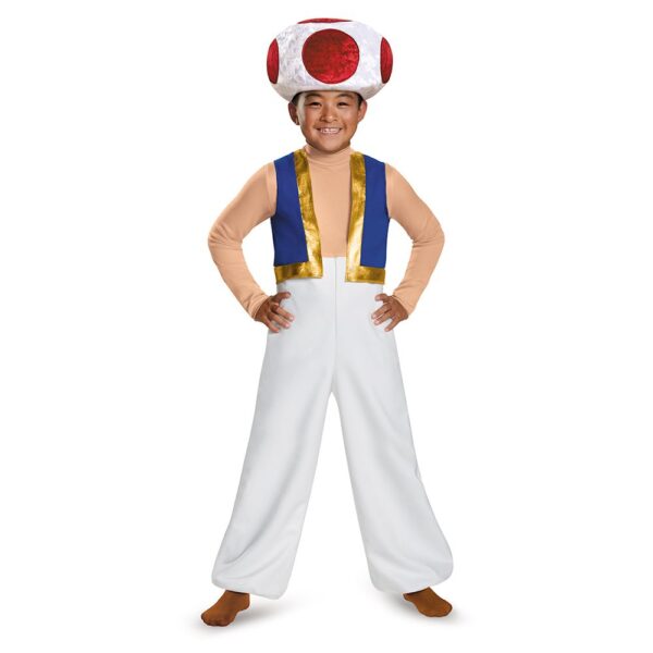 Toad Deluxe Kids Super Mario Bros. Costume