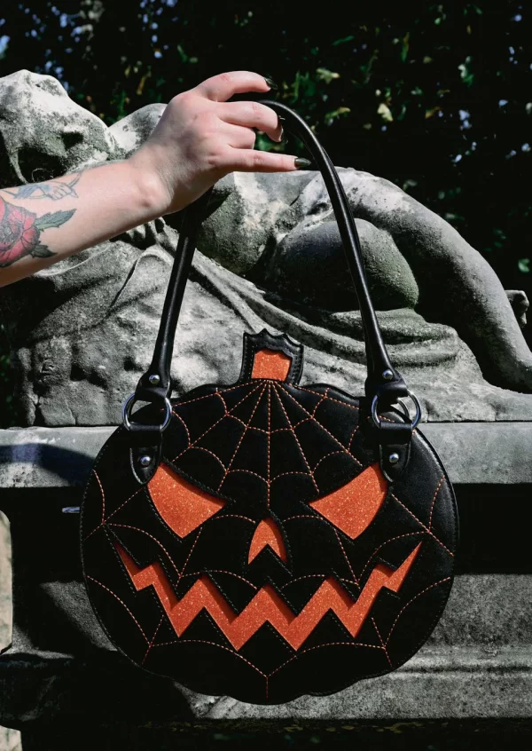 Glitter Pumpkin Purse by Sourpuss - Image 2