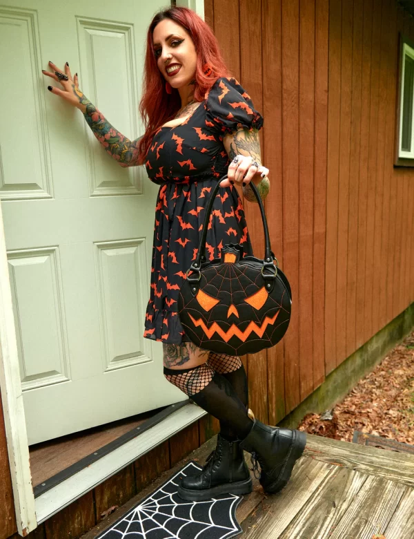 Glitter Pumpkin Purse by Sourpuss - Image 3