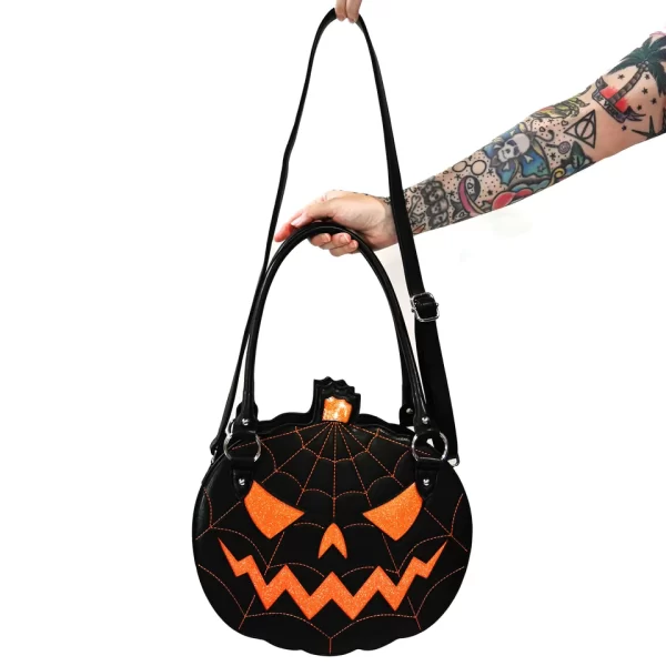 Glitter Pumpkin Purse by Sourpuss - Image 4