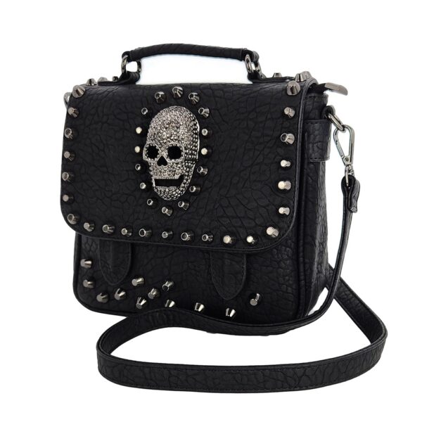 Metal Skull Satchel Bag - Image 2