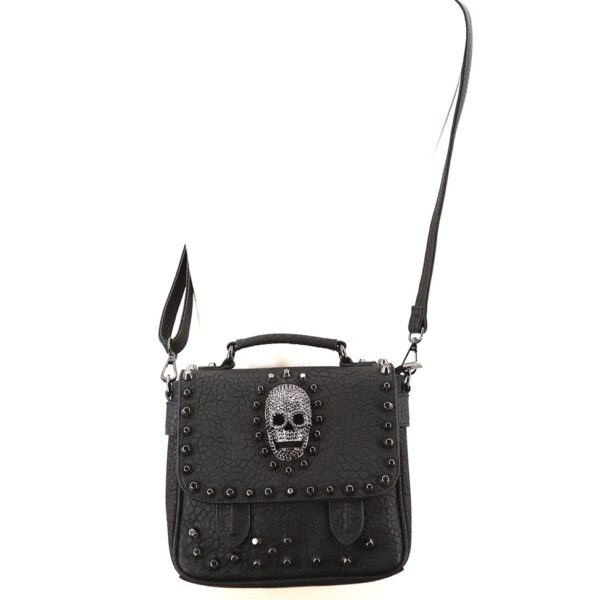Metal Skull Satchel Bag - Image 4