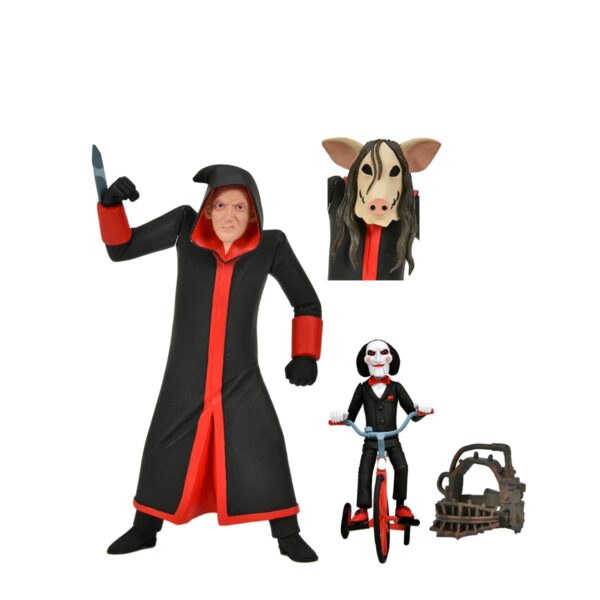 Saw Toony Terrors Jigsaw Killer and Billy Tricycle 6-Inch Scale Action Figure Boxed Set