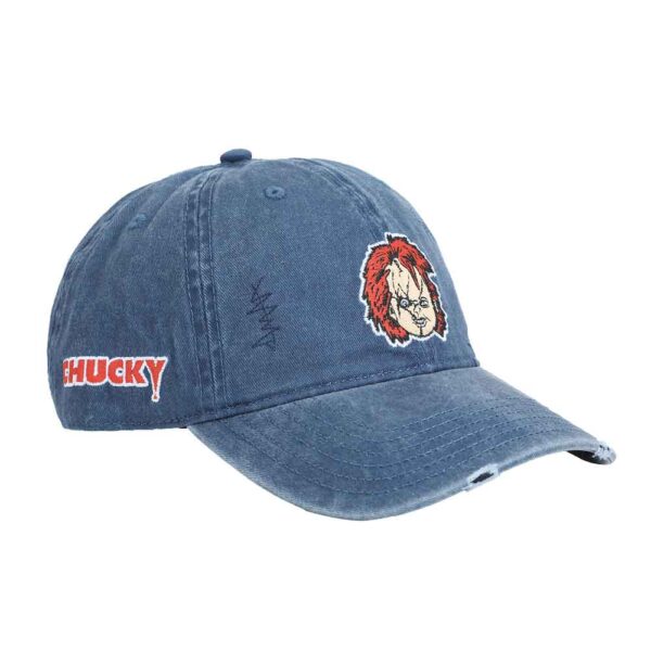 Chucky Embroidered & Distressed Hat - Image 3