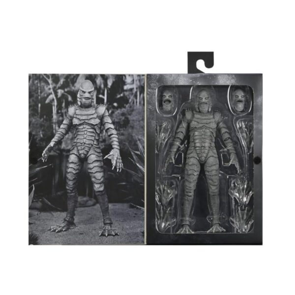 Universal Monsters Ultimate Creature from the Black Lagoon Black and White Version 7-Inch Action Figure - Image 11