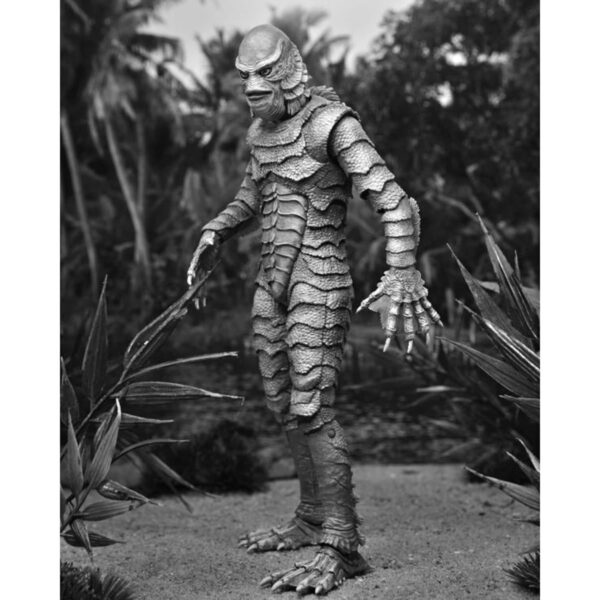 Universal Monsters Ultimate Creature from the Black Lagoon Black and White Version 7-Inch Action Figure - Image 2