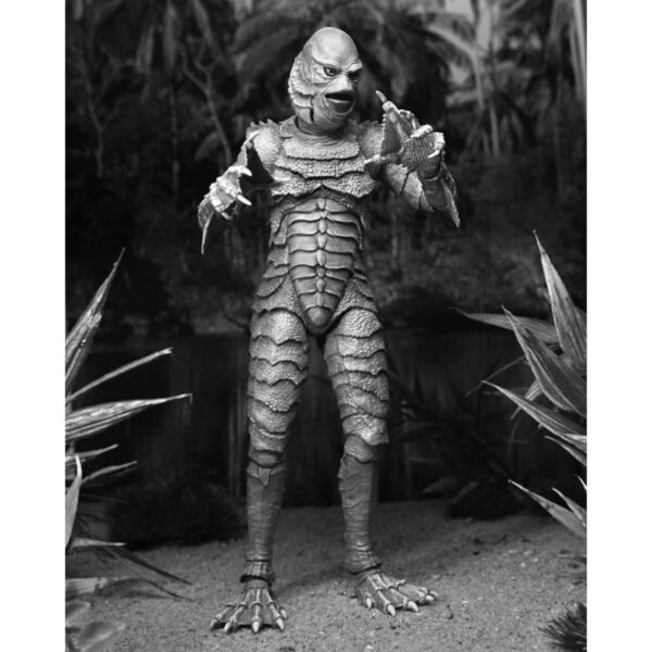 Universal Monsters Ultimate Creature from the Black Lagoon Black and White Version 7-Inch Action Figure - Image 4
