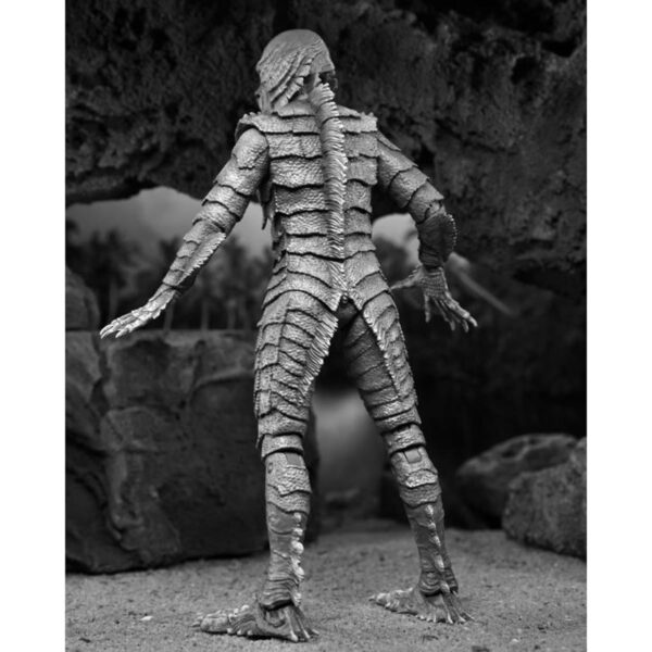 Universal Monsters Ultimate Creature from the Black Lagoon Black and White Version 7-Inch Action Figure - Image 8