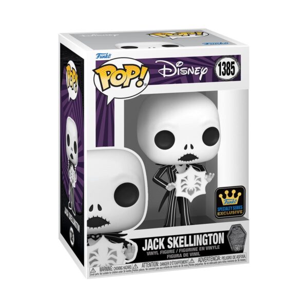 Nightmare Before Christmas 30th Anniversary Jack Skellington with Snowflake Pop! - Specialty Series - Image 2