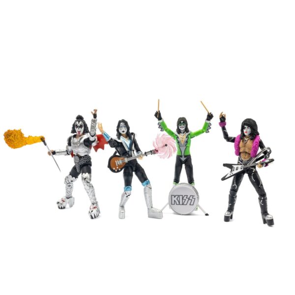 KISS Vegas Outfits BST AXN 5-Inch Action Figure 4-Pack - Image 3