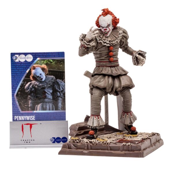 IT Chapter Two Movie Maniacs WB 100 Pennywise 6" Limited Edition Figure - Image 2