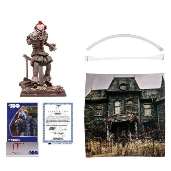 IT Chapter Two Movie Maniacs WB 100 Pennywise 6" Limited Edition Figure - Image 3