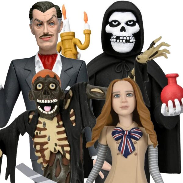 Toony Terrors Series 9 Action Figures: The Fiend - Vincent Price - Tarman - M3GAN