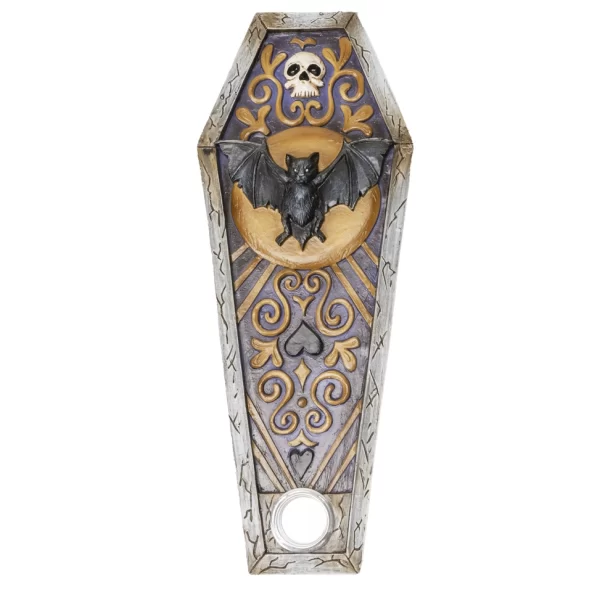Gothic Vampire Bat Coffin Incense Burner