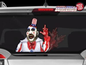 Captain Spaulding Salute WiperTag