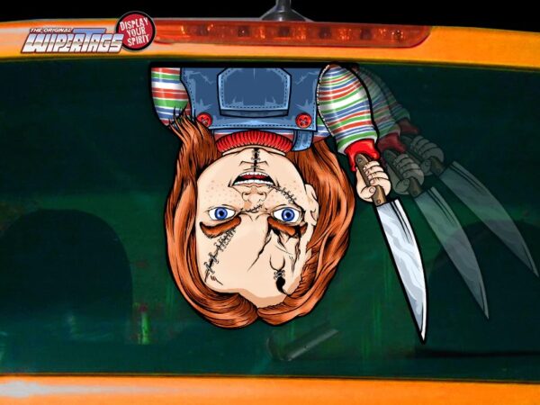 Killer Doll with a Knife WiperTag - Image 2