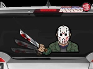 Hockey Masked Machete Killer WiperTag