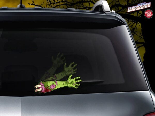 Dead Waving Zombie Arm WiperTags