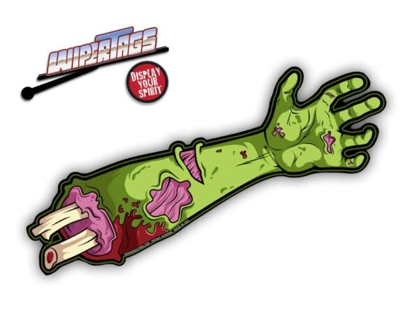 Dead Waving Zombie Arm WiperTags - Image 2