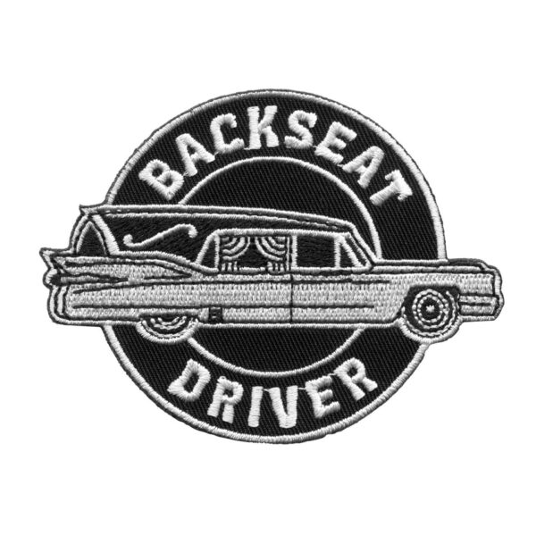 Backseat Driver Hearse patch