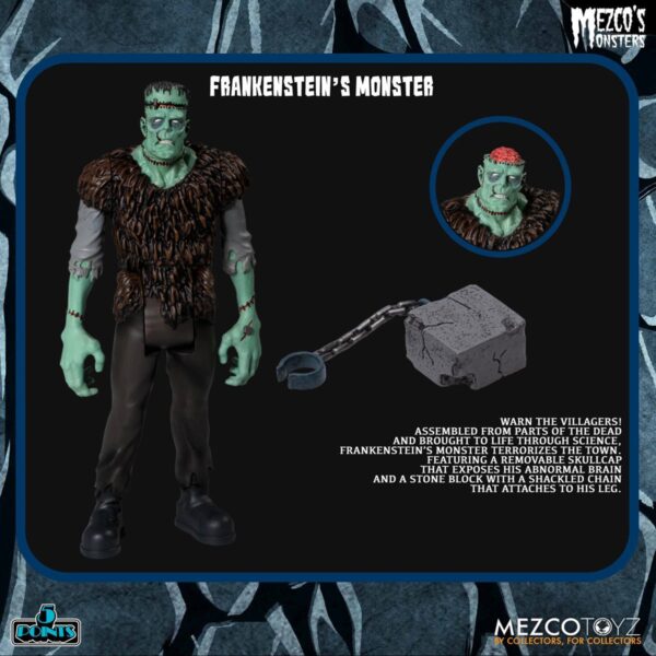 Mezco's Monsters Tower of Fear 5 Points Action Figures Deluxe Set - Image 4