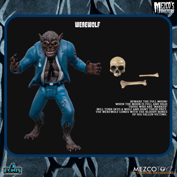 Mezco's Monsters Tower of Fear 5 Points Action Figures Deluxe Set - Image 5