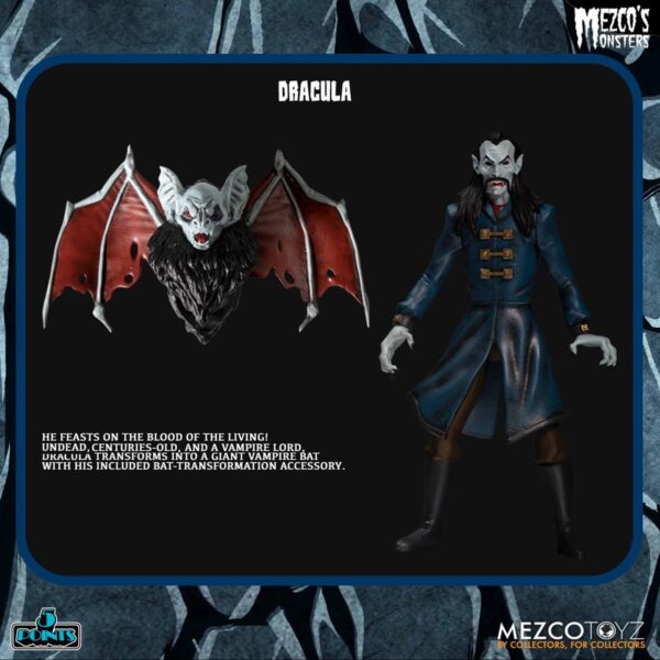 Mezco's Monsters Tower of Fear 5 Points Action Figures Deluxe Set - Image 7