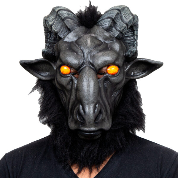 Baphomet Adult Latex Mask - Image 4