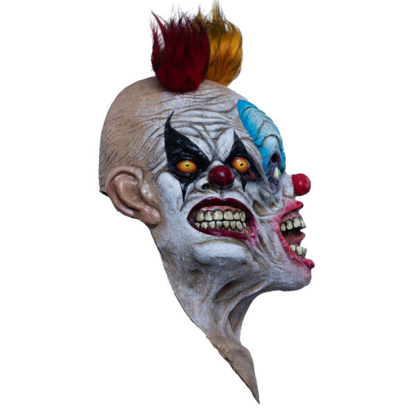 Tripolar Adult Latex Clown Mask - Image 2