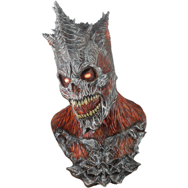 King Reaper: Fire Skull Adult Latex Mask