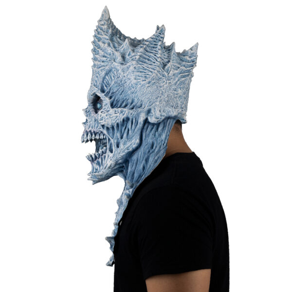 King Reaper: Ice Skull Adult Latex Mask - Image 3