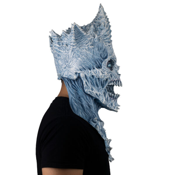 King Reaper: Ice Skull Adult Latex Mask - Image 5
