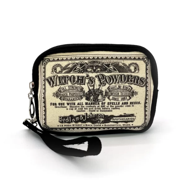 Witch's Powder Wristlet in Canvas