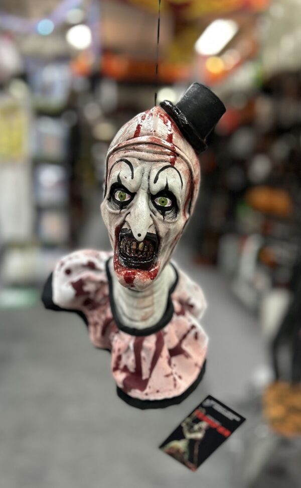 Terrifier Hanging Head Ornament/Tree Topper BLOODY VERSION