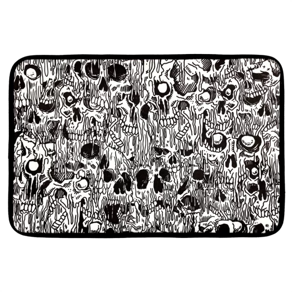 Melting Skulls Bathmat