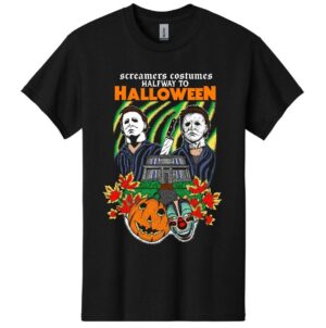 Screamers Costumes Halfway to Halloween T-Shirt 2024