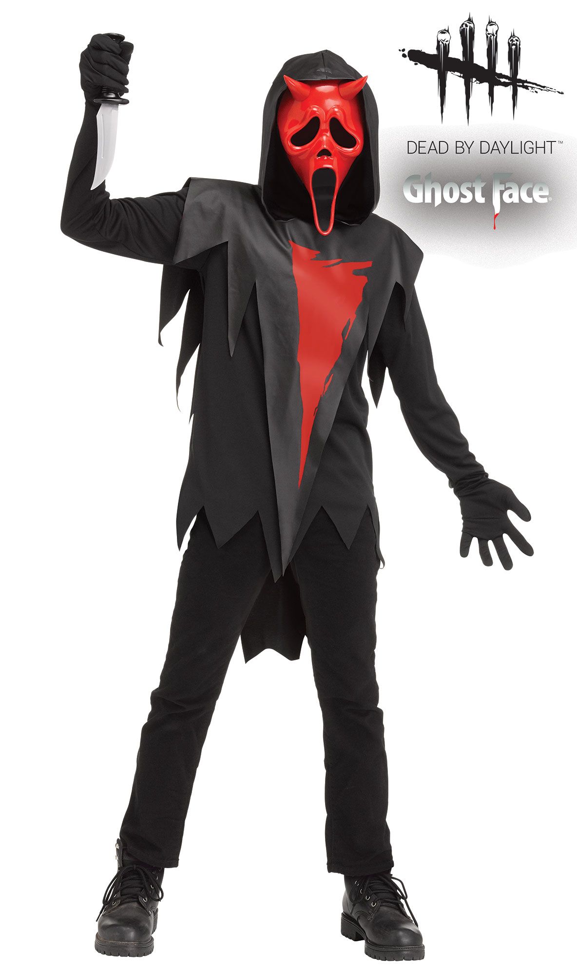 Dead by daylight devil face child costume screamers costumes