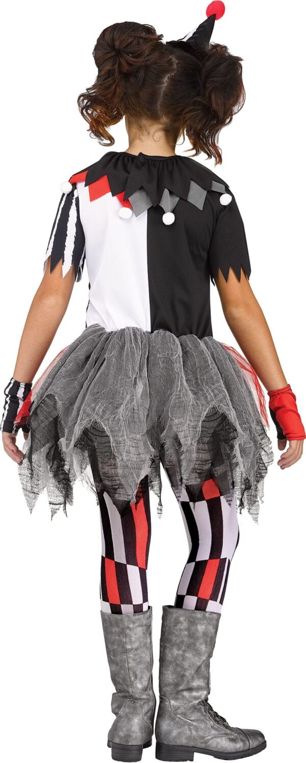 Sinister Circus Girls Evil Clown Costume - Image 2