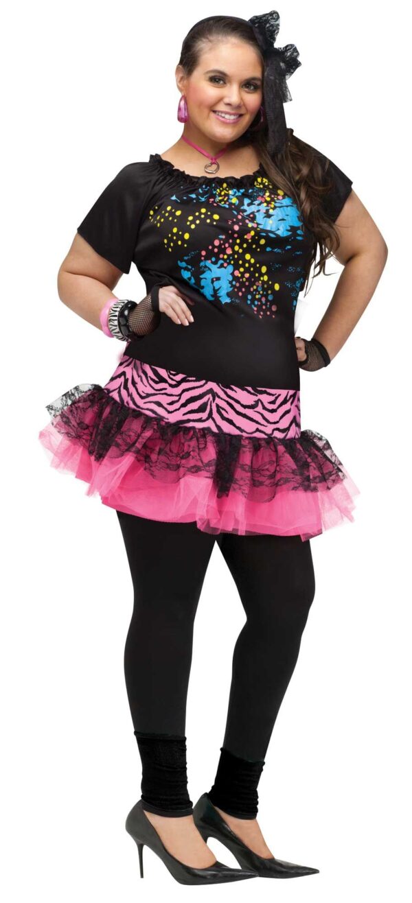 80's Pop Party Plus Size Women's Costume