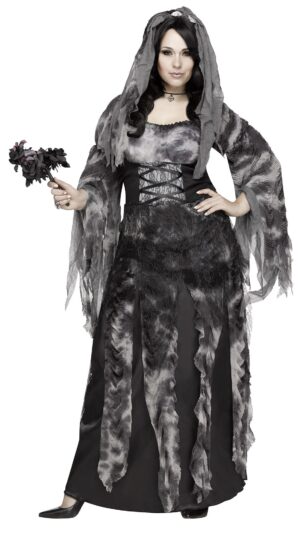 Cemetery Bride Plus Size Women's Costume