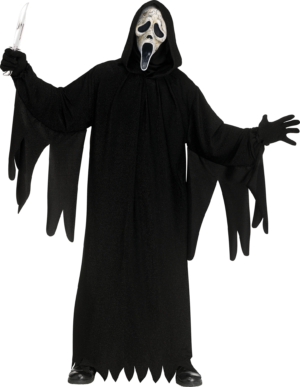 Ghost Face Aged Deluxe Costume - Plus Size