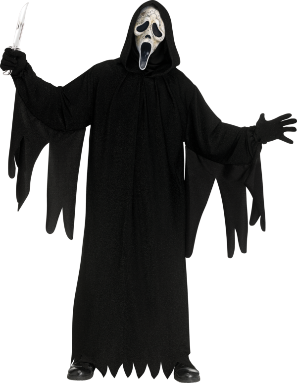 Ghost Face Aged Deluxe Costume - Plus Size